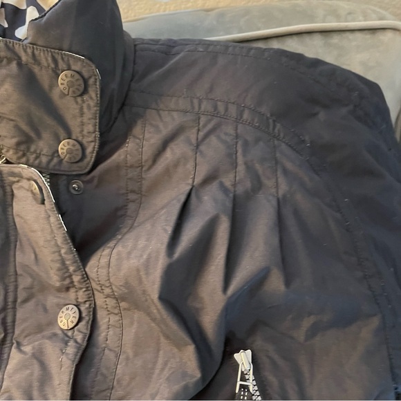 VTG Obermeyer Nell Crop Ski Bomber Jacket Black, Size 10 - Picture 9 of 13